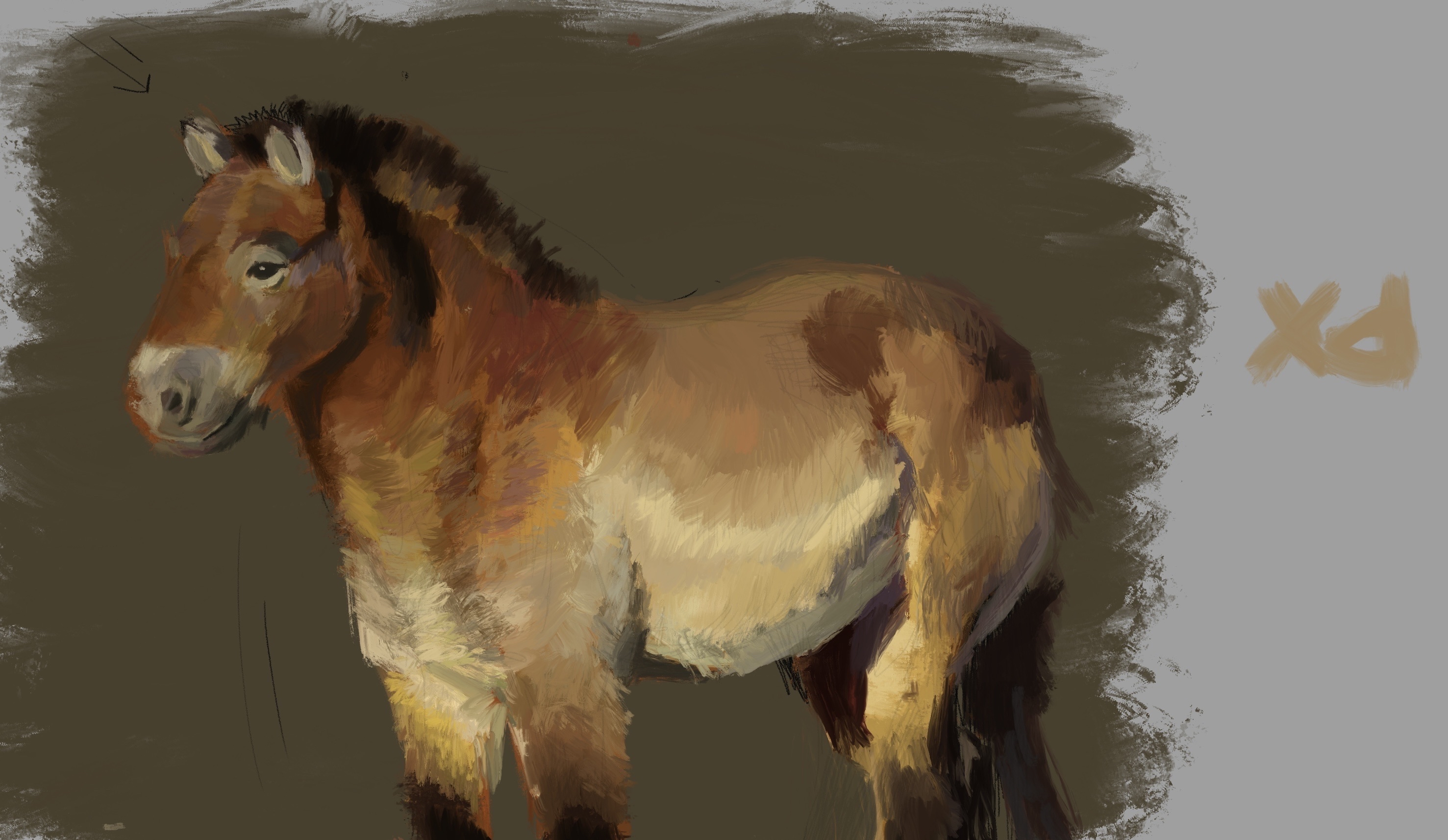 horse painting march 2025